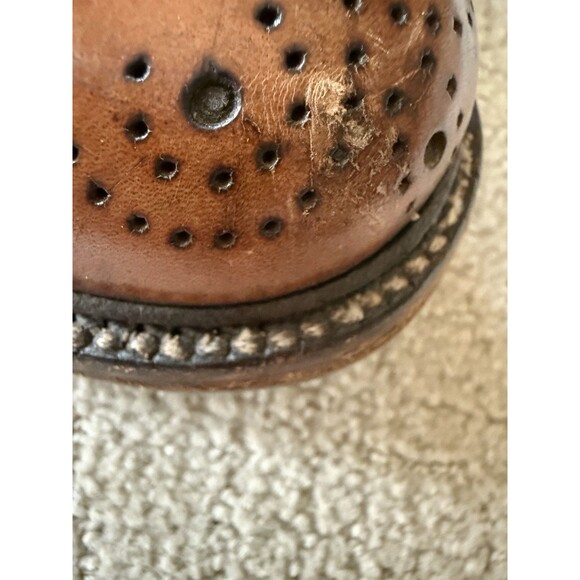 VTG Florsheim Imperial Brown Shoes Sz 9.5 D 93602 - Resoled with Vibram!! main image 4